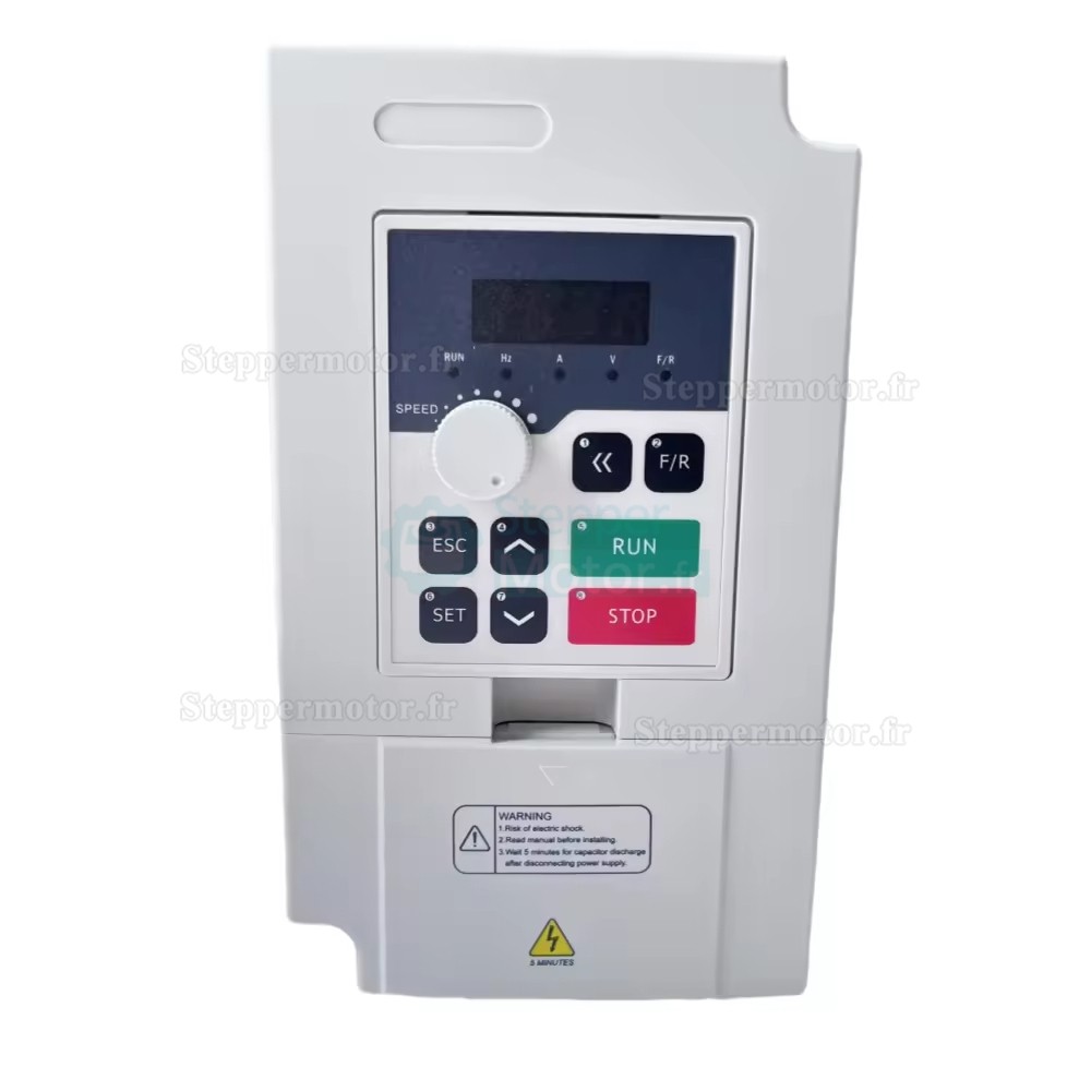 2,2kW 110V/220V/380V Kit moteur de broche refroidi par eau OSP001699 avec variateur de fr&eacute;quence (VFD) et 13 pi&egrave;ces pinces ER20 et support